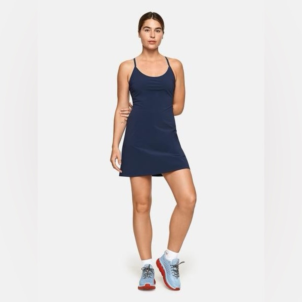 Outdoor Voices The Exercise Dress Navy Blue Women’s Medium
